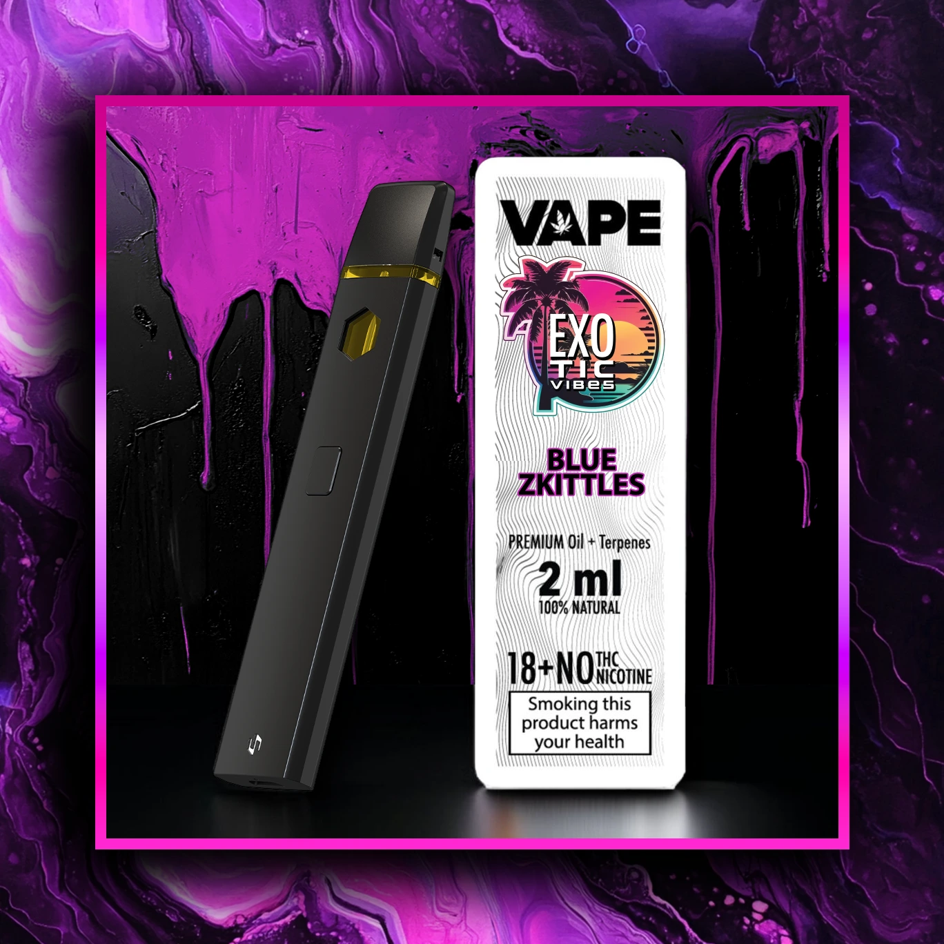 Blue Zkittles HHC Premium Vape - 2,00 ml. HHC