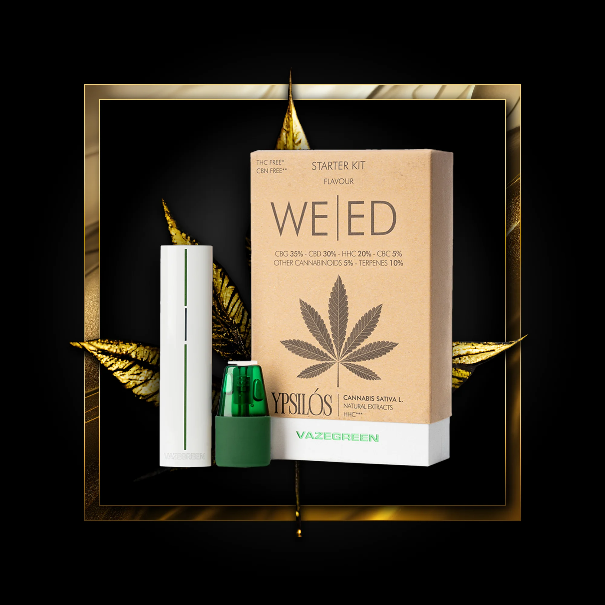 Weed Pen (startsats) 500 puffar - 1,00 ml. HHC