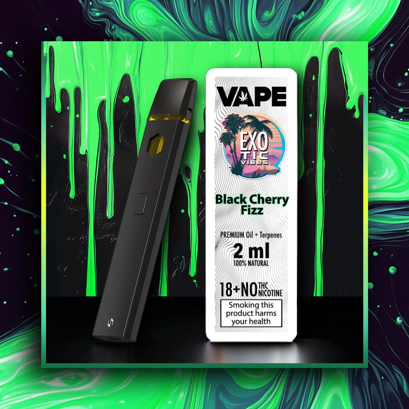 Black Cherry Fizz HHC Premium-Vape - 2.00 ml. HHC